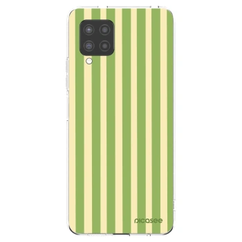 Picasee husă transparentă din silicon pentru Samsung Galaxy A42 A426B - Lines Matcha