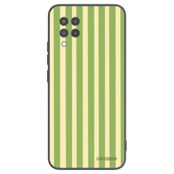 Picasee husă neagră din silicon pentru Samsung Galaxy A42 A426B - Lines Matcha