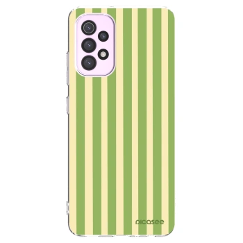 Picasee husă transparentă din silicon pentru Samsung Galaxy A32 5G A326B - Lines Matcha