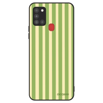 Husă pentru Samsung Galaxy A21s - Lines Matcha