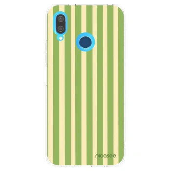 Picasee husă transparentă din silicon pentru Huawei P20 Lite - Lines Matcha
