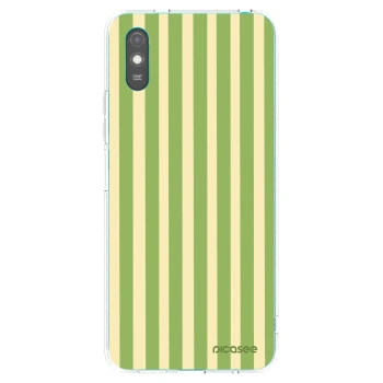 Picasee husă transparentă din silicon pentru Xiaomi Redmi 9AT - Lines Matcha
