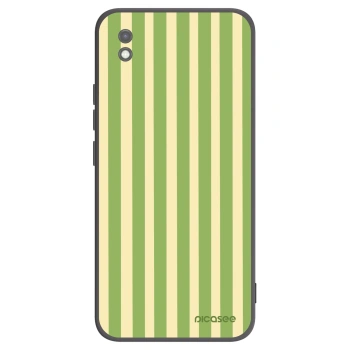 Picasee husă neagră din silicon pentru Xiaomi Redmi 9AT - Lines Matcha