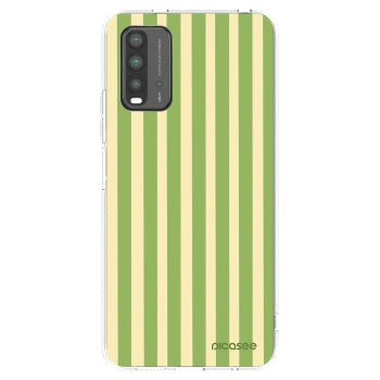 Picasee husă neagră din silicon pentru Xiaomi Redmi 9T - Lines Matcha