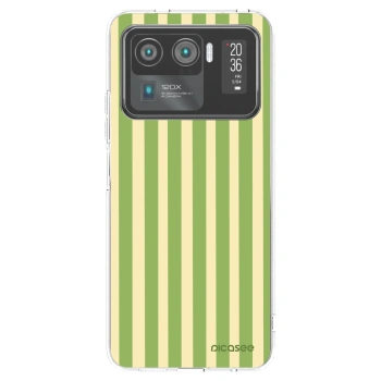 Picasee husă transparentă din silicon pentru Xiaomi Mi 11 Ultra - Lines Matcha