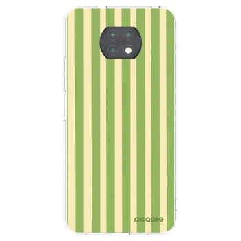 Picasee husă transparentă din silicon pentru Xiaomi Redmi Note 9T - Lines Matcha