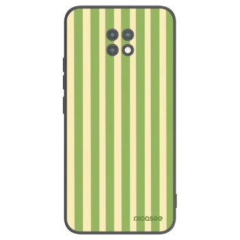 Picasee husă neagră din silicon pentru Xiaomi Redmi Note 9T - Lines Matcha