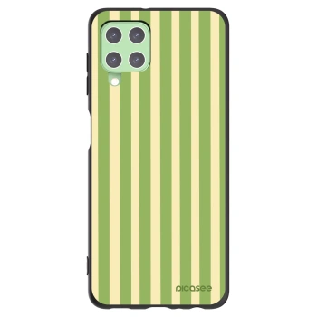 Picasee husă neagră din silicon pentru Samsung Galaxy A22 A225F 4G - Lines Matcha