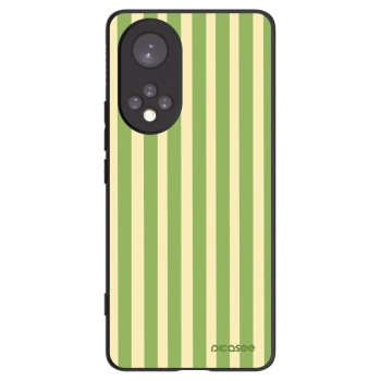 Picasee husă neagră din silicon pentru Honor 50 5G - Lines Matcha