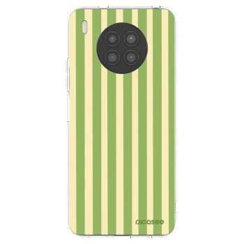 Picasee husă transparentă din silicon pentru Huawei Nova 8i - Lines Matcha