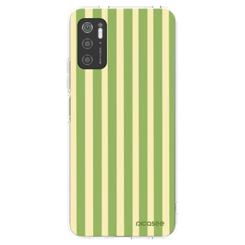Picasee husă transparentă din silicon pentru Xiaomi Poco M3 Pro 5G - Lines Matcha