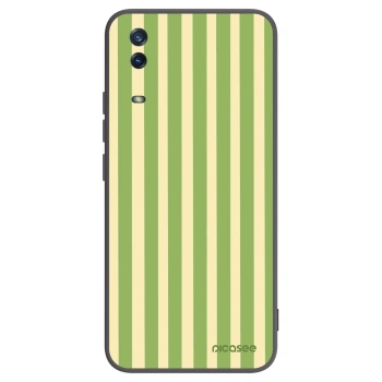 Picasee husă neagră din silicon pentru Vivo Y11s - Lines Matcha