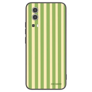 Picasee husă neagră din silicon pentru Vivo Y72 5G - Lines Matcha