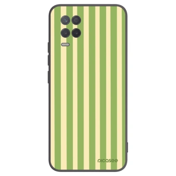 Picasee husă neagră din silicon pentru Realme 8 5G - Lines Matcha