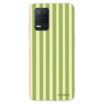 Picasee husă transparentă din silicon pentru Realme 8 5G - Lines Matcha
