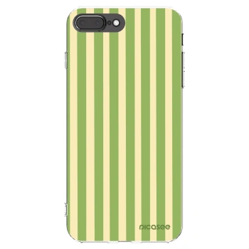 Picasee husă transparentă din silicon pentru Apple iPhone 7 Plus - Lines Matcha
