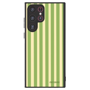 Picasee ULTIMATE CASE pentru Samsung Galaxy S22 Ultra 5G - Lines Matcha