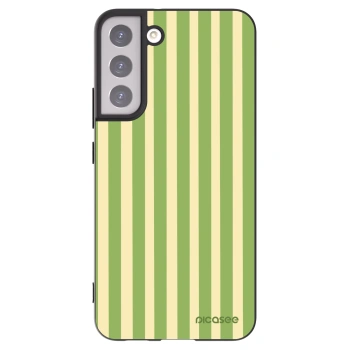 Picasee husă neagră din silicon pentru Samsung Galaxy S22+ 5G - Lines Matcha