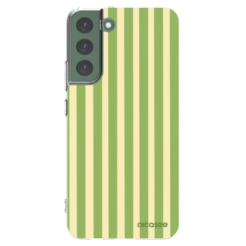 Picasee husă transparentă din silicon pentru Samsung Galaxy S22+ 5G - Lines Matcha