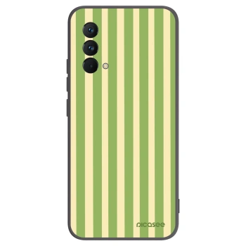 Picasee husă neagră din silicon pentru Realme GT Master Edition 5G - Lines Matcha