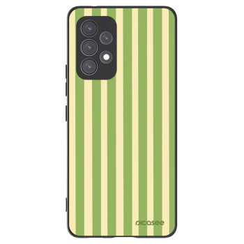 Picasee husă neagră din silicon pentru Samsung Galaxy A53 5G A536 - Lines Matcha
