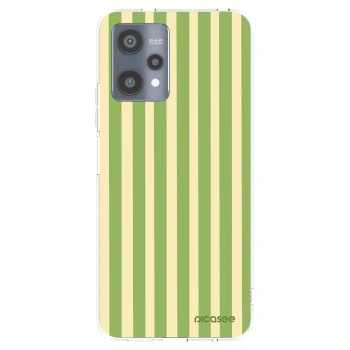 Picasee husă transparentă din silicon pentru Realme 9 Pro 5G - Lines Matcha