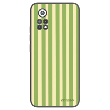 Picasee husă neagră din silicon pentru Xiaomi Poco X4 Pro 5G - Lines Matcha