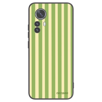 Picasee husă neagră din silicon pentru Xiaomi 12 Pro - Lines Matcha