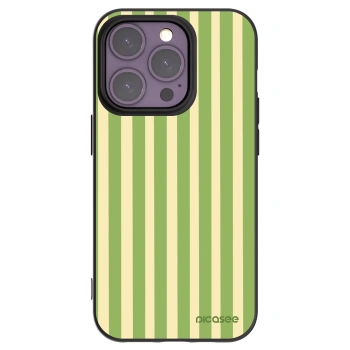 Picasee husă neagră din silicon pentru Apple iPhone 14 Pro - Lines Matcha
