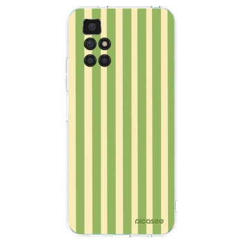 Picasee husă transparentă din silicon pentru Xiaomi Redmi 10 (2022) - Lines Matcha