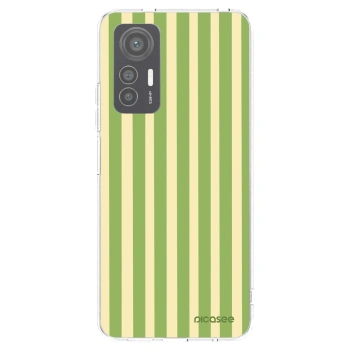 Picasee husă transparentă din silicon pentru Xiaomi 12 Lite - Lines Matcha