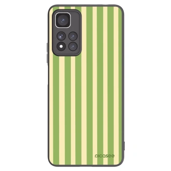 Picasee husă neagră din silicon pentru Xiaomi Redmi Note 11 Pro+ 5G - Lines Matcha