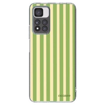 Picasee husă transparentă din silicon pentru Xiaomi Redmi Note 11 Pro+ 5G - Lines Matcha