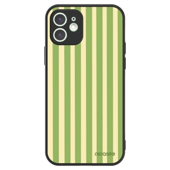 Picasee ULTIMATE CASE MagSafe pentru Apple iPhone 12 - Lines Matcha