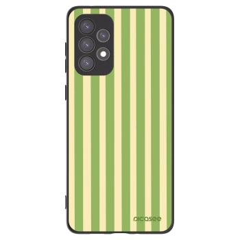 Picasee husă neagră din silicon pentru Samsung Galaxy A73 5G - Lines Matcha