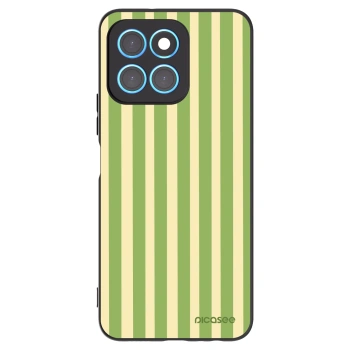 Picasee husă neagră din silicon pentru Honor X8 5G - Lines Matcha
