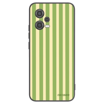 Picasee husă neagră din silicon pentru Xiaomi Poco X5 - Lines Matcha