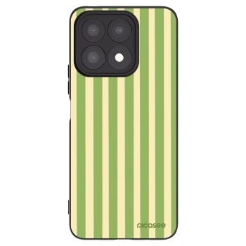 Picasee husă neagră din silicon pentru Honor X8a - Lines Matcha