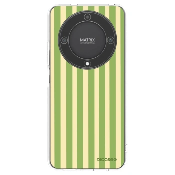 Picasee husă transparentă din silicon pentru Honor Magic5 Lite 5G - Lines Matcha