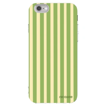Picasee husă transparentă din silicon pentru Apple iPhone 6/6S - Lines Matcha