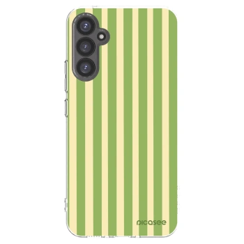 Picasee husă transparentă din silicon pentru Samsung Galaxy A34 5G A346B - Lines Matcha