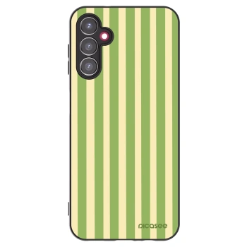 Picasee husă neagră din silicon pentru Samsung Galaxy A14 5G A146P - Lines Matcha