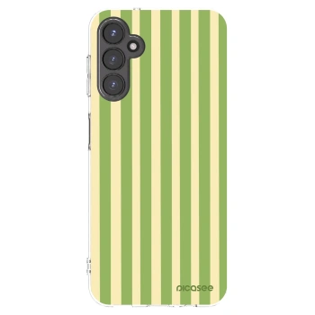 Picasee husă transparentă din silicon pentru Samsung Galaxy A14 5G A146P - Lines Matcha