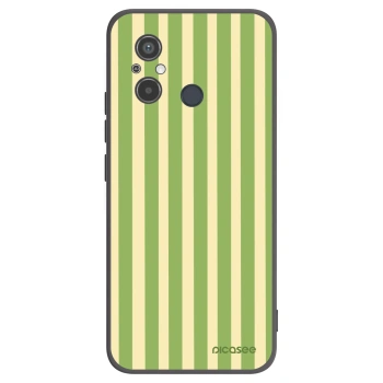Picasee husă neagră din silicon pentru Xiaomi Redmi 12C - Lines Matcha