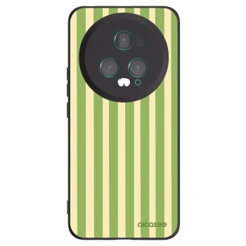 Picasee husă neagră din silicon pentru Honor Magic5 Pro - Lines Matcha