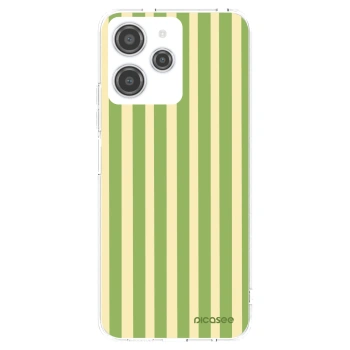 Picasee husă transparentă din silicon pentru Xiaomi Redmi 12 4G - Lines Matcha