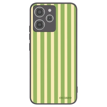 Picasee husă neagră din silicon pentru Xiaomi Redmi 12 4G - Lines Matcha