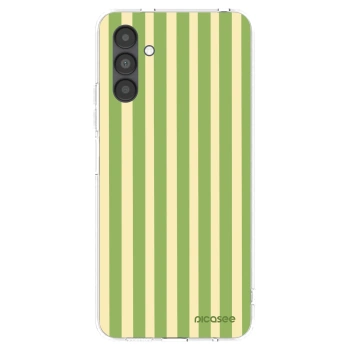 Picasee husă transparentă din silicon pentru Samsung Galaxy A04s A047F - Lines Matcha