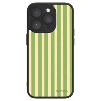 Picasee ULTIMATE CASE MagSafe pentru Apple iPhone 15 Pro - Lines Matcha