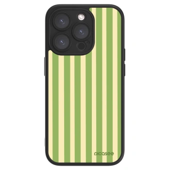 Picasee ULTIMATE CASE pentru Apple iPhone 15 Pro - Lines Matcha